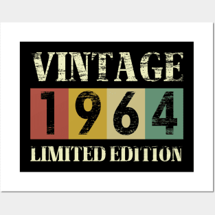 Funny Vintage 59 Birthday Decorations Men 59th Day 1964 Birthday man and women Posters and Art